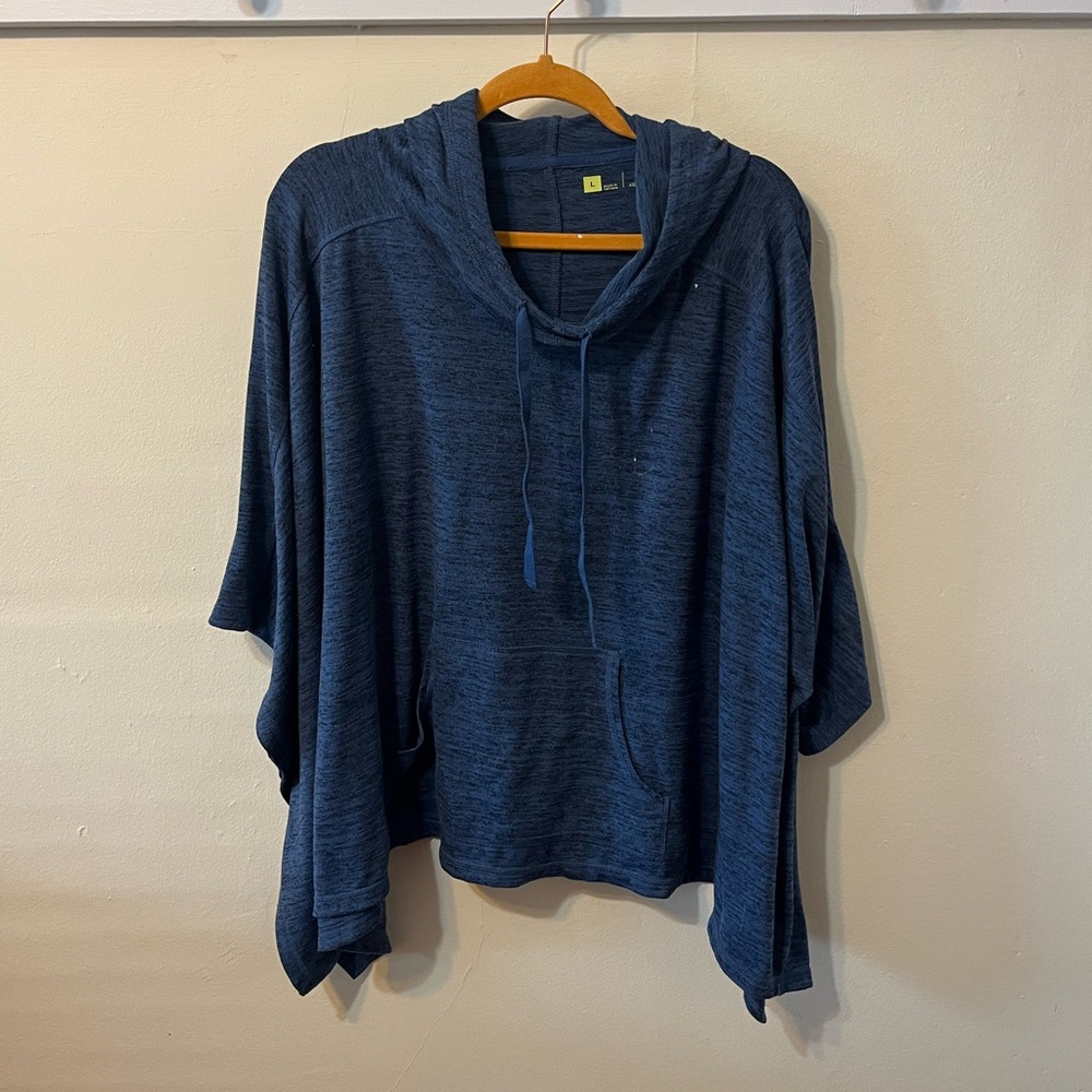 Cape-like Athletic Hoodie
